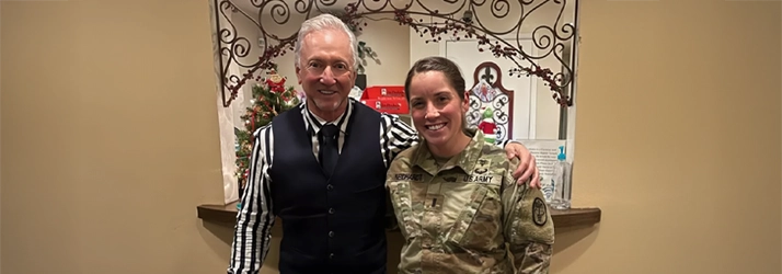 Chiropractor Barstow CA Scott Martin With Military Patient